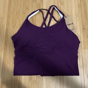 NVGTN Plum Matrix Sports Bra/Tank Top sz M